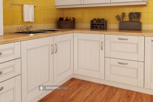 stylish white kitchen