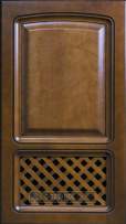 Panel and lattice door