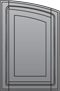 Arch frame door - right