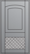 Panel and lattice door